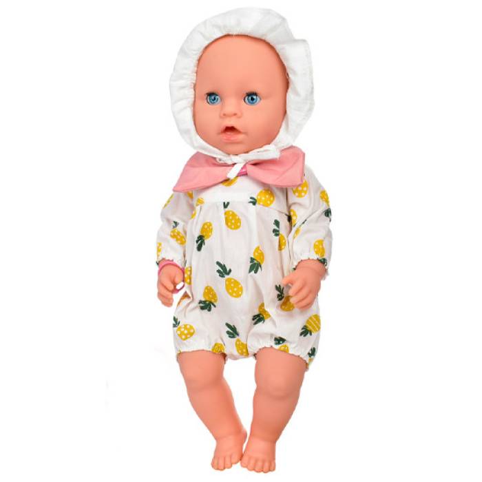 Пупс функціональний 42 см для дівчинки на 8 функцій та 9 аксесуарів у піжамі Limo Toy Чудо малюк YL038N-DM-S-UA