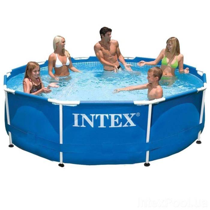 Басейн каркасний круглий Intex 28200 розміри 305х305х76см на 4485 л