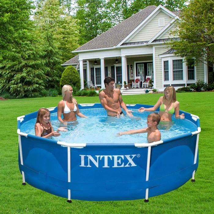 Басейн каркасний Intex 28200 розміри 305х305х76 см