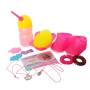 Лялька 44 см для дівчинки інтерактивна на шарнірних колінах з резиночками та шпильками Малятко BLS008A-S-UA