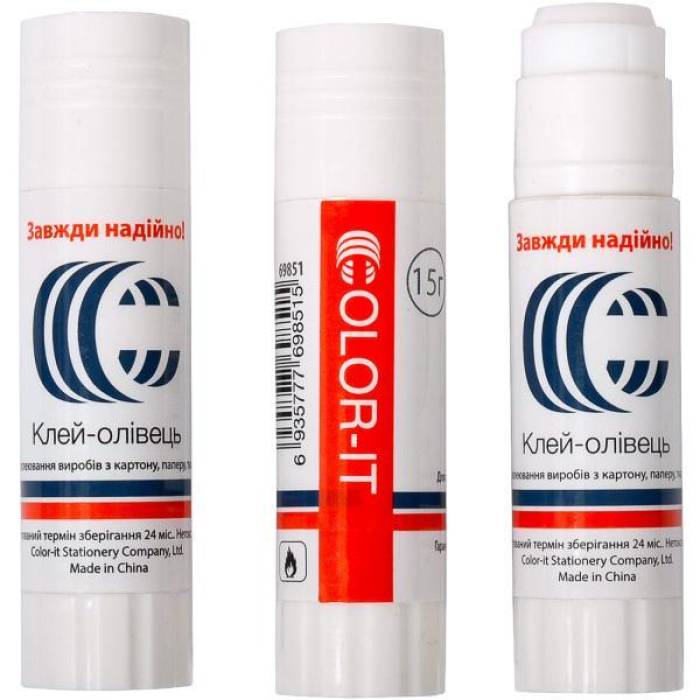 Клей-карандаш сухой 15 г. "С"