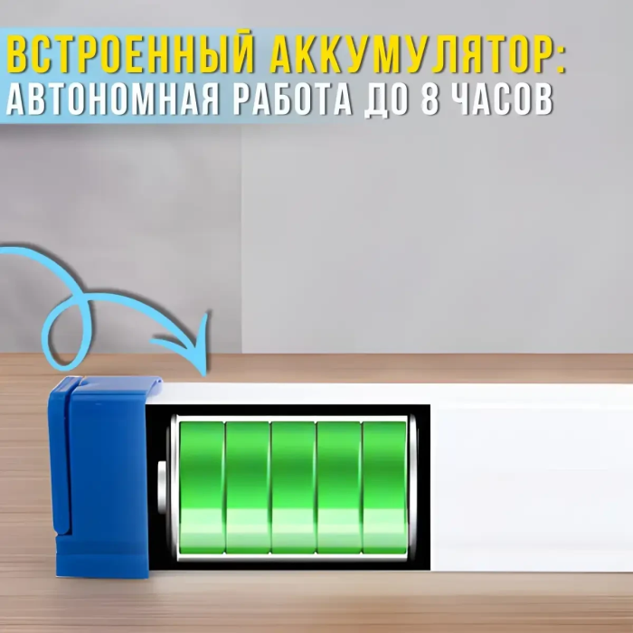 Світлодіодна USB LED-лампа-нічник на магніті та 3 режими яскравості 32 см Luxury 60W