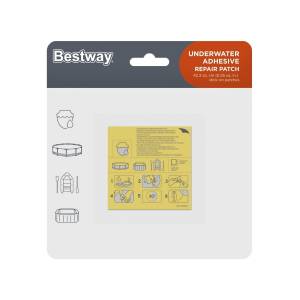 Ремкомплект підвищеної міцності 10 шт (6 х 6 см) Bestway 62068 для надувних матраців та басейнів