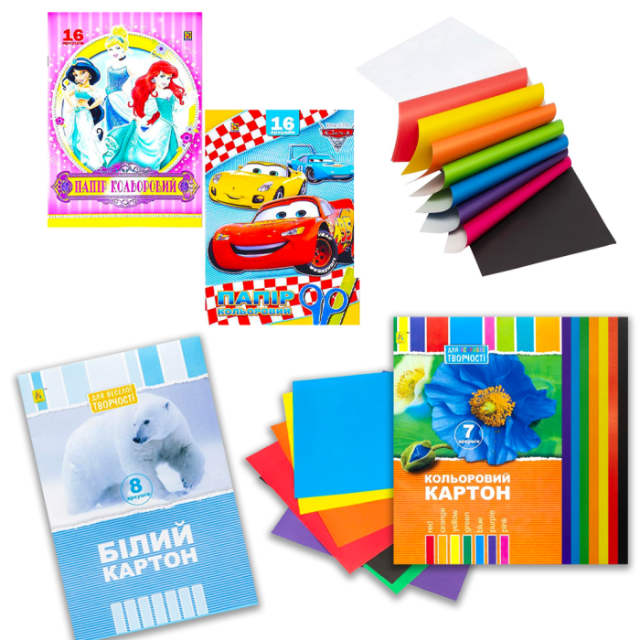 Шкільний набір канцтоварів «Економ Люкс» 1-4 клас (Хлопчик/Дівчинка)