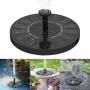 Плаваючий садовий фонтан із сонячною панеллю та різними насадками Solar Fountain