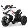 Триколісний дитячий мотоцикл на акумуляторі Yamaha з музикою та світловими ефектами Bambi M 4622-1 Білий