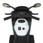 Триколісний дитячий мотоцикл на акумуляторі Yamaha з музикою та світловими ефектами Bambi M 4622-1 Білий