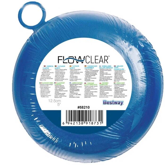 Дозатор для хімії в басейнах Flowclear 5, що плаває міні-поплавок 12.7 см Bestway 58210