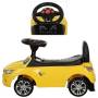 Дитяча каталка-толокар BMW зі звуком двигуна та музикою Bambi M 3147B-6 Жовтий
