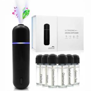 Ароматизатор для авто Ultrasonic Car Aroma Diffuser багаторазовий з 6 ароматами Ароматизатор для авто Ultrasonic Car Aroma Diffuser багаторазовий з 6 ароматами