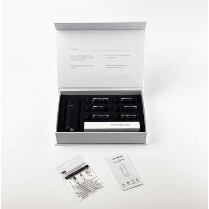 Ароматизатор для авто Ultrasonic Car Aroma Diffuser багаторазовий з 6 ароматами