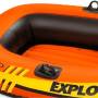 Двомісний надувний човен Intex Explorer 58330 185х94х41 см для дітей та дорослих