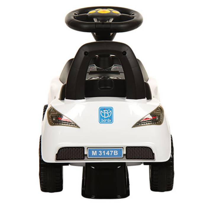 Дитяча каталка-толокар BMW зі звуком двигуна та музикою Bambi M 3147B-1 Білий