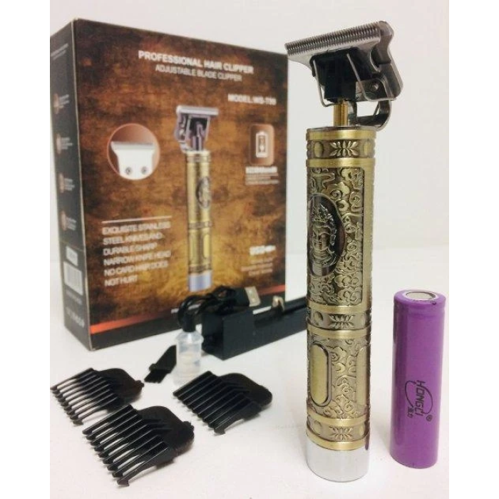 Тример для окантування малюнків та бороди Professional Hair Clipper WS-T99 Машинка для стрижки волосся