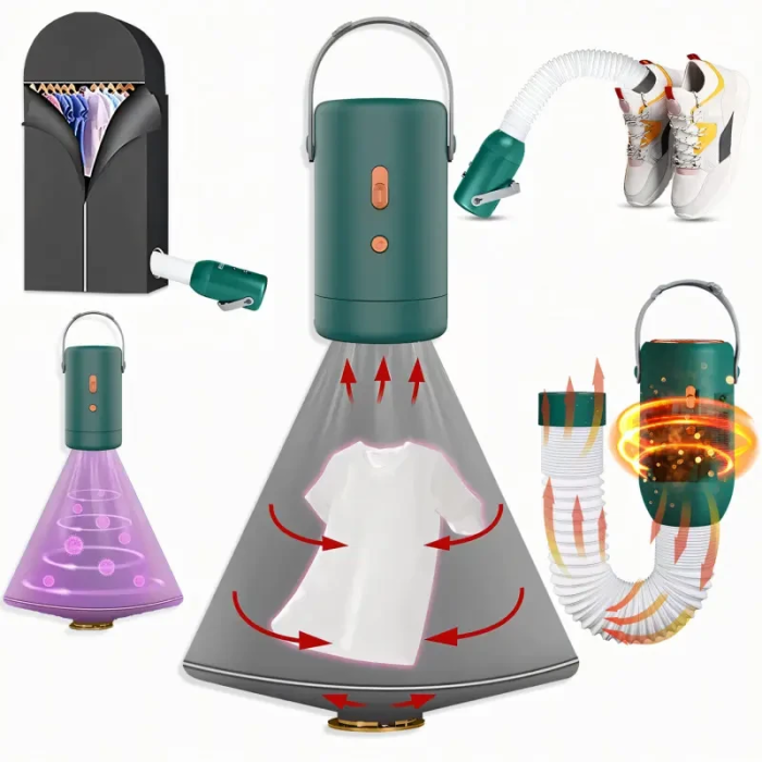 Портативная сушилка для одежды Portable Clothes Dryer Mini Электросушилка для белья с таймером