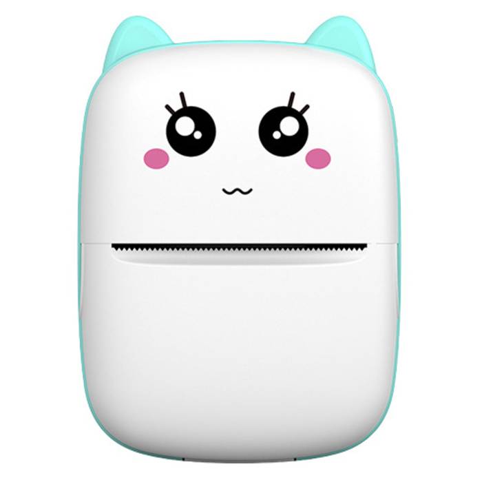 Портативный термопринтер без заливки чернил BAMBI CAT Mini Printer Мини принтер для фотографий