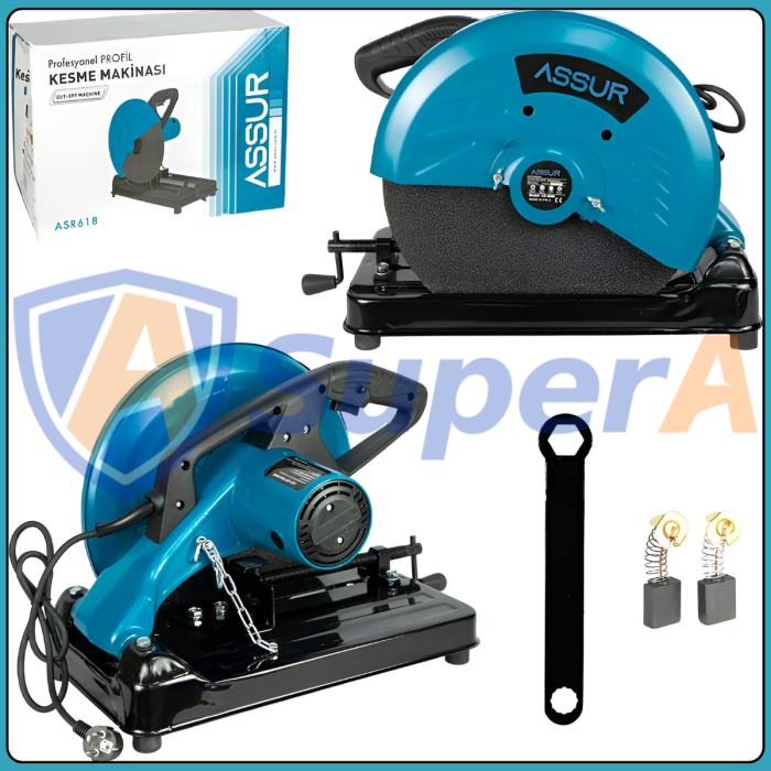Сетевая отрезная машина по металлу 355 мм ASSUR ASR618 220V 2000W
