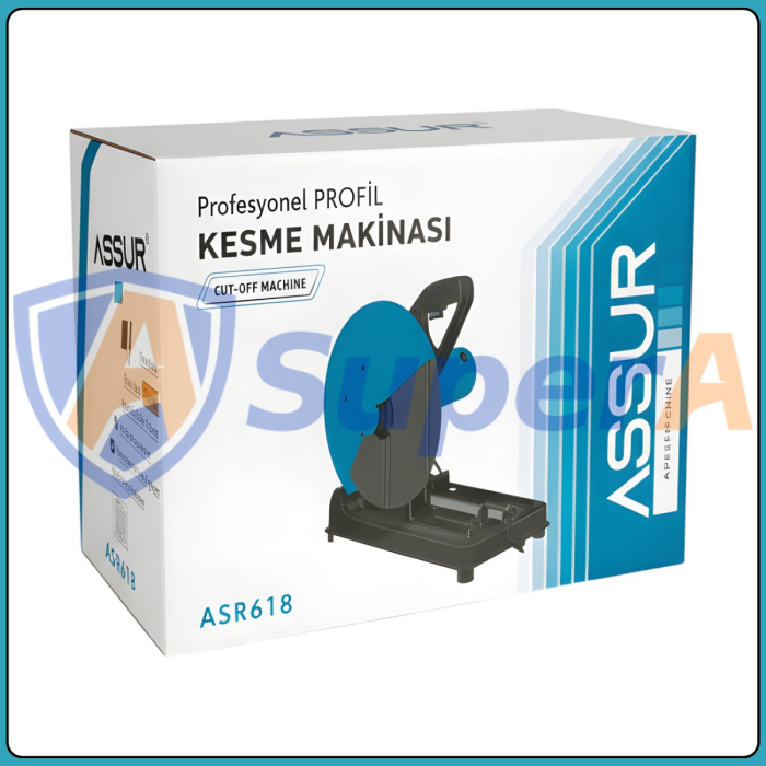 Сетевая отрезная машина по металлу 355 мм ASSUR ASR618 220V 2000W