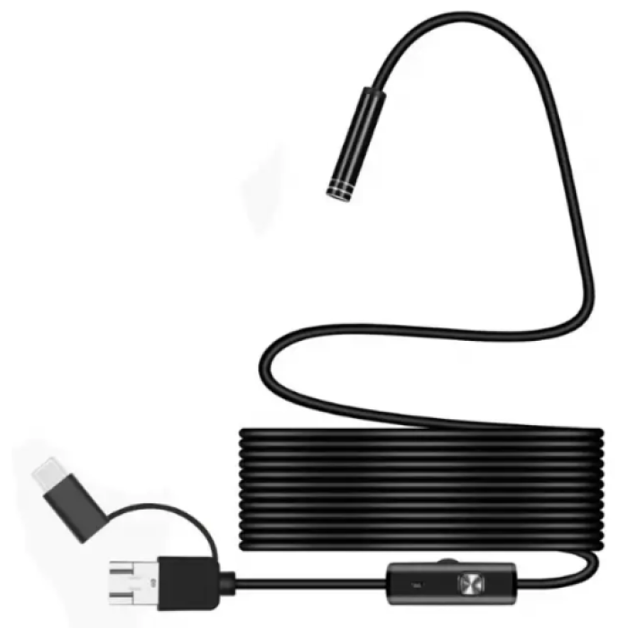 Камера Endoscope 2 м Android Micro-Usb Гибкая камера эндоскоп с подсветкой
