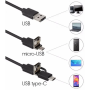 Камера Endoscope 2 м Android Micro-Usb Гибкая камера эндоскоп с подсветкой