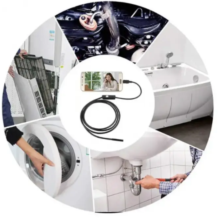 Камера Endoscope 2 м Android Micro-Usb Гибкая камера эндоскоп с подсветкой