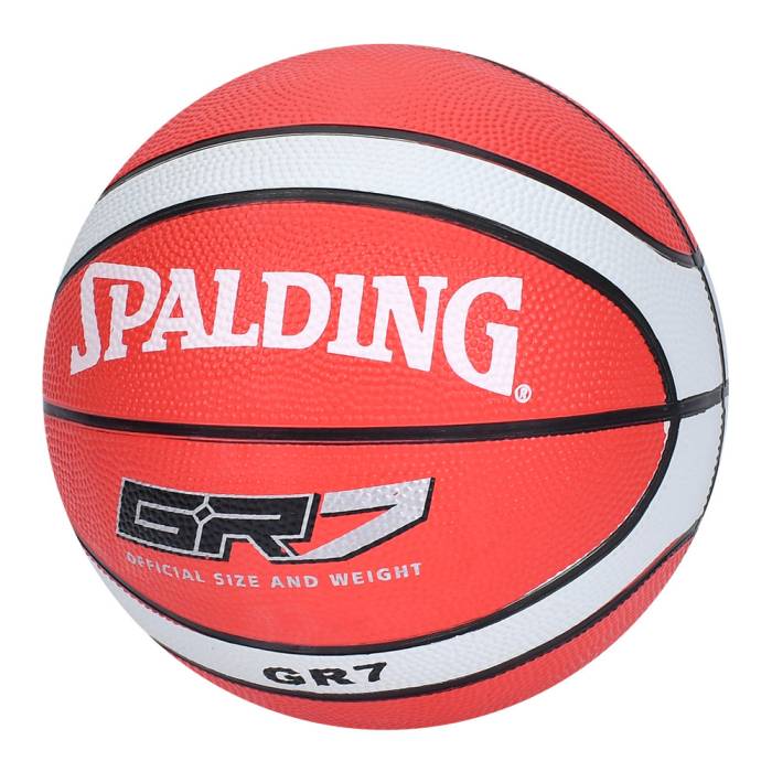 Баскетбольный мяч Spalding №7 MS 3458 Резиновый мяч для игры в баскетбол 12 панелей Красный