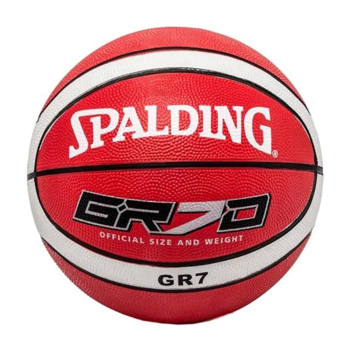 Баскетбольный мяч Spalding №7 MS 3458 Резиновый мяч для игры в баскетбол 12 панелей Красный
