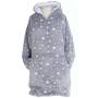 Светящаяся толстовка с рукавами и капюшоном Huggle Hoodie Stars Lumi 80х80см Толстовка со светящимися звездами