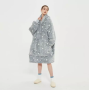 Светящаяся толстовка с рукавами и капюшоном Huggle Hoodie Stars Lumi 80х80см Толстовка со светящимися звездами