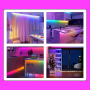 Светодиодная лента 10 м с пультом и управлением через приложение LED Neon RGB USB