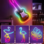Светодиодная лента 10 м с пультом и управлением через приложение LED Neon RGB USB