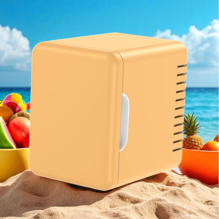 Мини-холодильник на 5 литров с магнитной дверцей и полками Car refrigerator