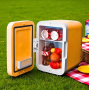 Мини-холодильник на 5 литров с магнитной дверцей и полками Car refrigerator