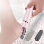 Электрическая пемза с подсветкой и 2 насадками для ухода за стопами ног Flawless Pedi Розовая