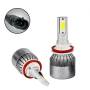 Комплект автомобильных светодиодных LED ламп с охлаждением С6 LED H11 LED лампы для авто на фары 3800Лм