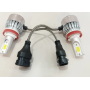 Комплект автомобильных светодиодных LED ламп с охлаждением С6 LED H11 LED лампы для авто на фары 3800Лм