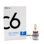 Комплект автомобильных светодиодных LED ламп с охлаждением С6 LED H11 LED лампы для авто на фары 3800Лм