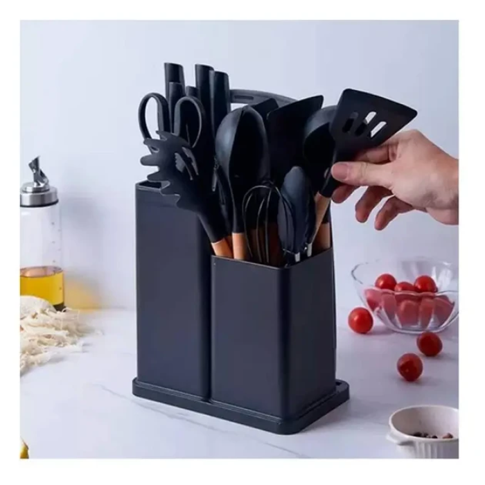 Кухонний набір 19в1 Kitchen Set Набір силіконового кухонного приладдя