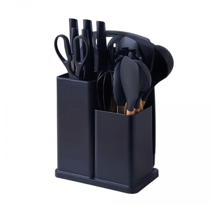 Кухонний набір 19в1 Kitchen Set Набір силіконового кухонного приладдя