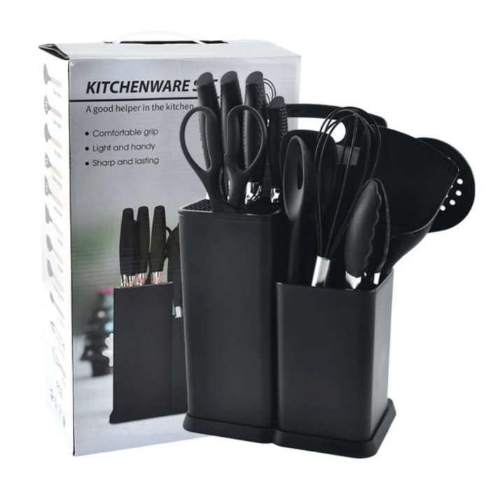Кухонний набір 19в1 Kitchen Set Набір силіконового кухонного приладдя