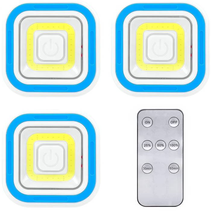 Набор из 3 светодиодных настенных светильников с пультом Light Remote Control Настенные светильники для дома