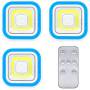 Набор из 3 светодиодных настенных светильников с пультом Light Remote Control Настенные светильники для дома
