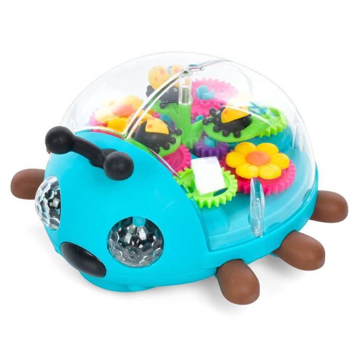 Музыкальная игрушка для малышей с подсветкой на шестеренках YJ-3039 Интерактивная музыкальная игрушка