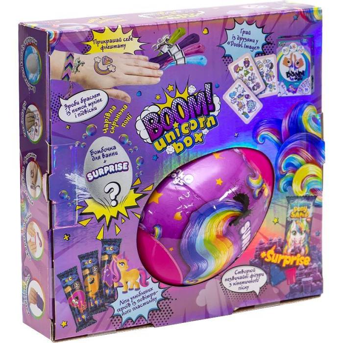 Креативное творчество "Boom! Unicorn Box" укр/рус BUB-01-01U ДТ-ОО-09377