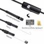 Эндоскоп с камерой и Micro-USB на 2 метра и LED подсветкой на 7 мм Гибкий эндоскоп с зеркалом и магнитом