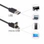 Эндоскоп с камерой и Micro-USB на 2 метра и LED подсветкой на 7 мм Гибкий эндоскоп с зеркалом и магнитом