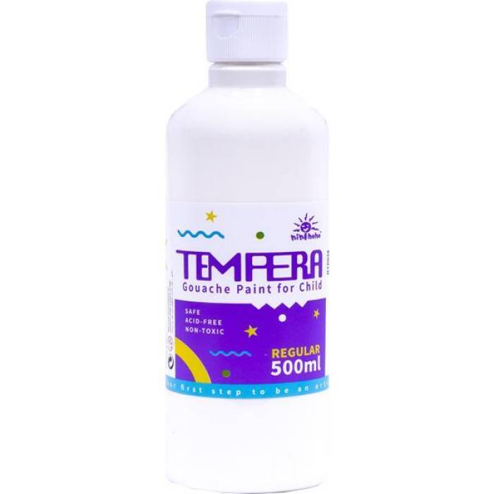 Темперная краска Gouache 500мл 464 White Краска для творчества