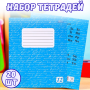 Набор тетрадей на 12 листов косая с доп. линией ДЕЛЬТА "Мрія" 2326 Упаковка 20 шт.