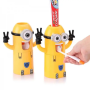 Диспансер для зубной пасты детский Миньон Original Yellow JX158 Дозатор держатель пасты и щеток детский
