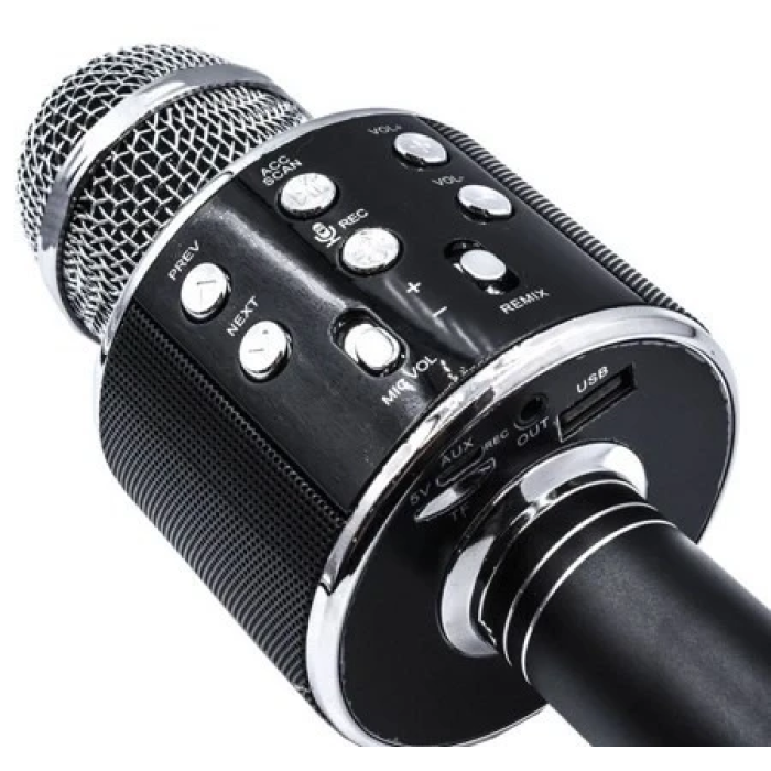 Микрофон для караоке DM Q-858 черный